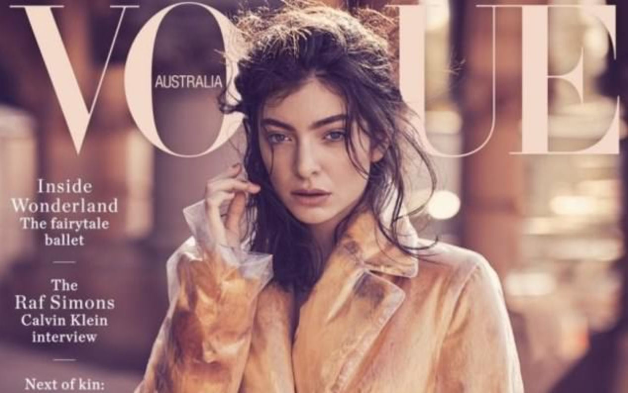 lorde登vogue封面谈人生危机:我不可能为所有人发声