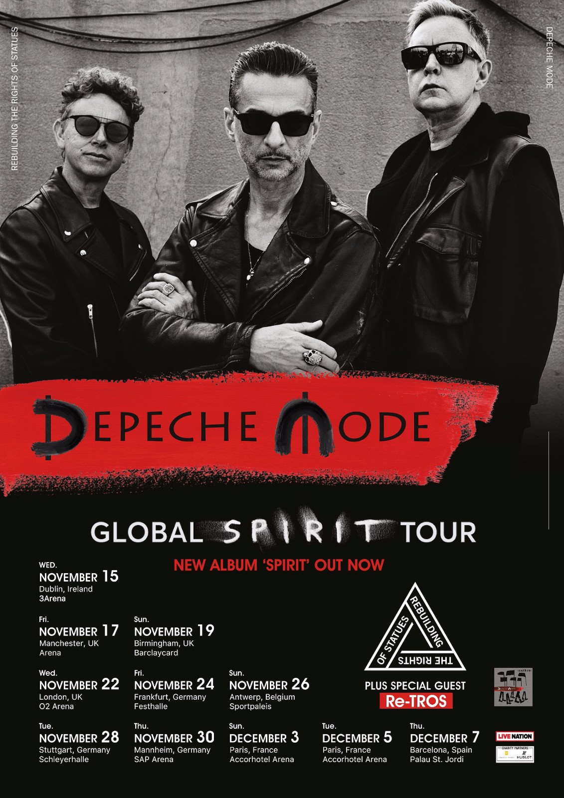 荣耀之至！重塑将任Depeche Mode欧洲巡演嘉宾