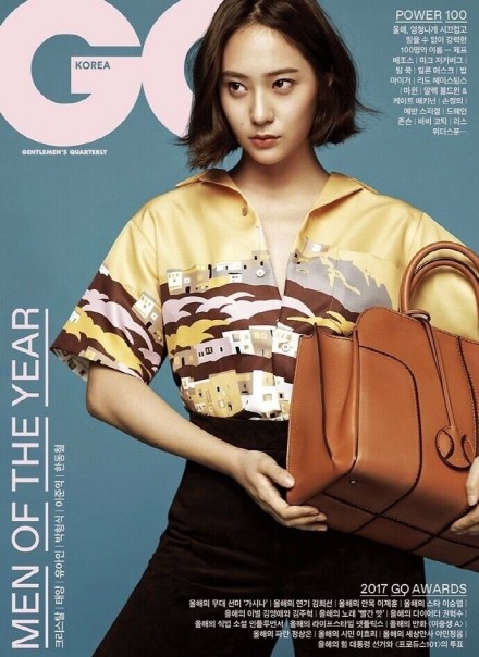 时尚杂志的老面孔，郑秀晶拍摄2017《GQ》闭年刊封面
